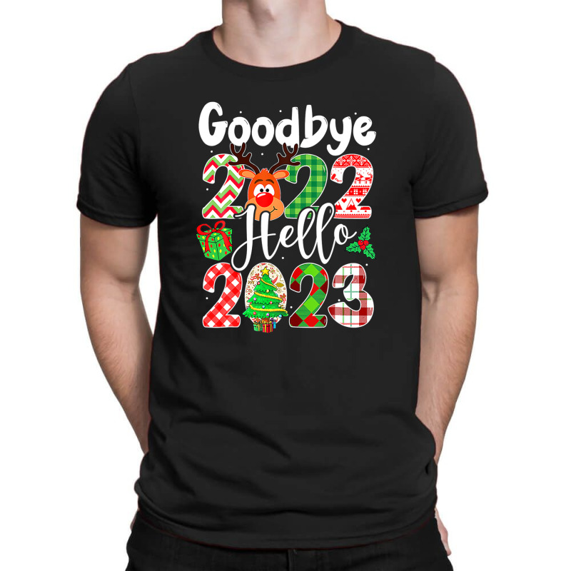 Goodbye 2022 Hello 2023 Happy New Year Christmas Funny T-shirt | Artistshot