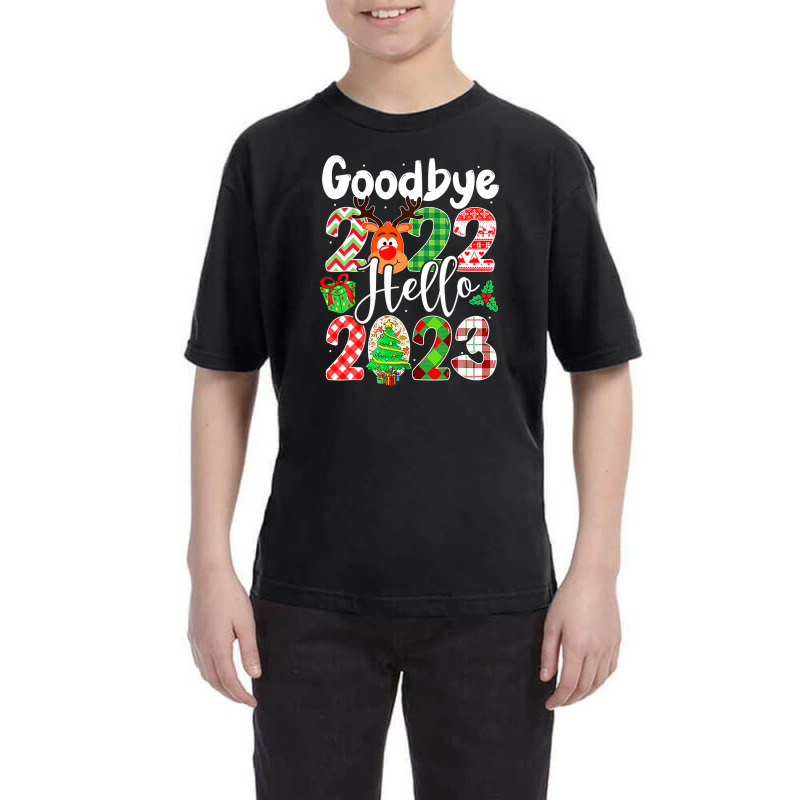 Goodbye 2022 Hello 2023 Happy New Year Christmas Funny Youth Tee | Artistshot