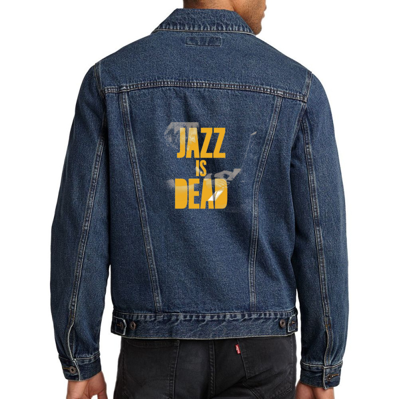 Jazz Music Is Swing Instrumental Dead Men Denim Jacket by KandyPeak | Artistshot