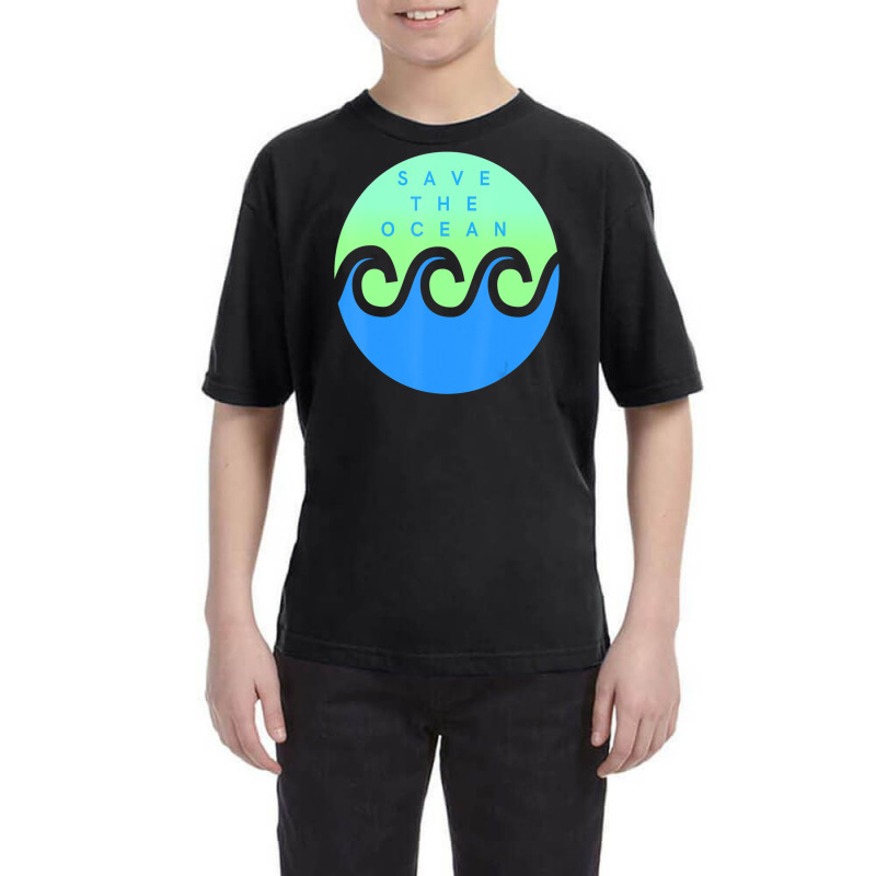 Save The Ocean Stop The Pollution Of Our Waters Youth Tee | Artistshot