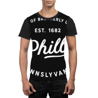 Classic Retro Vintage Philly City Of Brotherly Love Graphic T-shirt | Artistshot