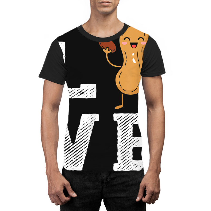 Peanut Love - Peanut Lover Funny Peanut Cute Peanut Gift Graphic T-shirt | Artistshot