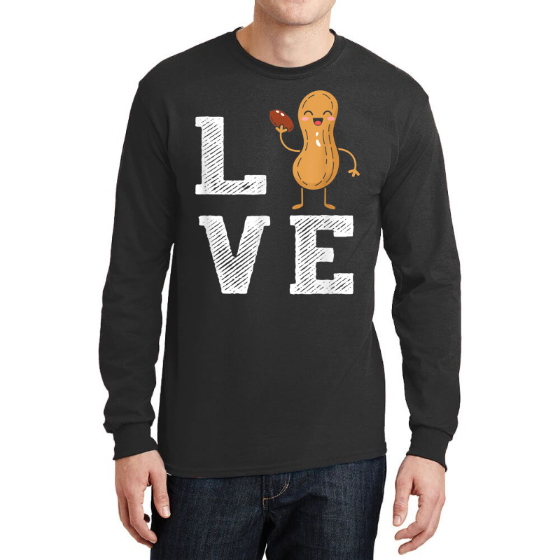 Peanut Love - Peanut Lover Funny Peanut Cute Peanut Gift Long Sleeve Shirts | Artistshot