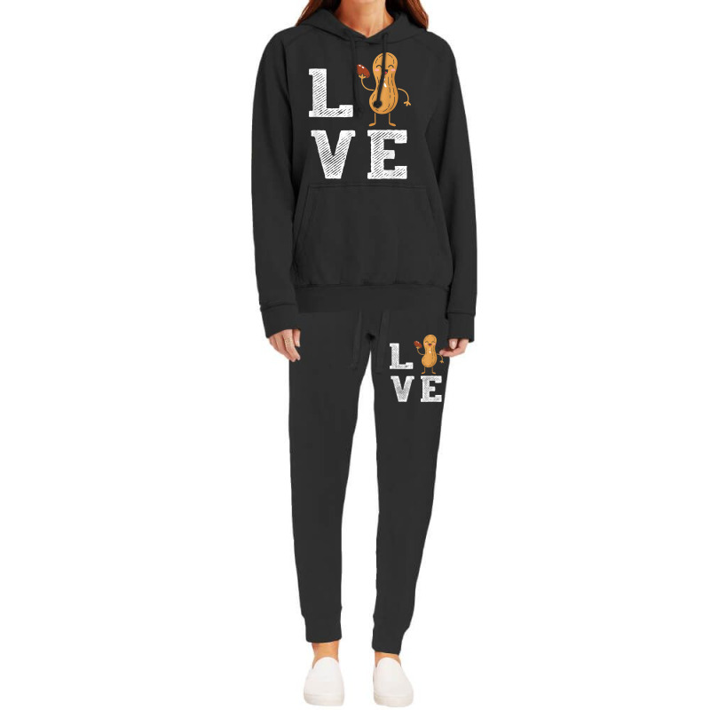 Peanut Love - Peanut Lover Funny Peanut Cute Peanut Gift Hoodie & Jogger Set | Artistshot