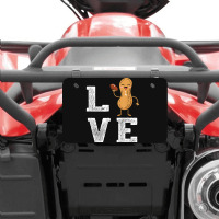 Peanut Love - Peanut Lover Funny Peanut Cute Peanut Gift Atv License Plate | Artistshot