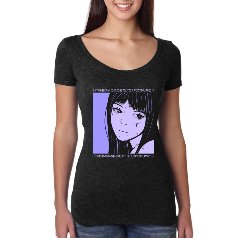 Anime Japanese Street Wear 7 Women's Triblend Scoop T-shirt by sheldyrivaldi | Artistshot