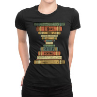 Book Lover Reader Bookworm Reading Addict Books Nerd Ladies Fitted T-shirt | Artistshot