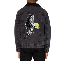 Ink Dove (holy Spirit) Unisex Sherpa-lined Denim Jacket | Artistshot