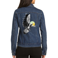 Ink Dove (holy Spirit) Ladies Denim Jacket | Artistshot