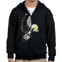 Ink Dove (holy Spirit) Youth Zipper Hoodie | Artistshot