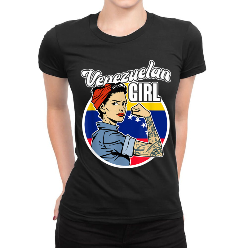 Arepas Latin America Venezuelan Women Girls Gift Venezuela Ladies Fitted T-Shirt by TimothyMichaelHackett | Artistshot