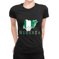 Nigeria Ladies Fitted T-shirt | Artistshot