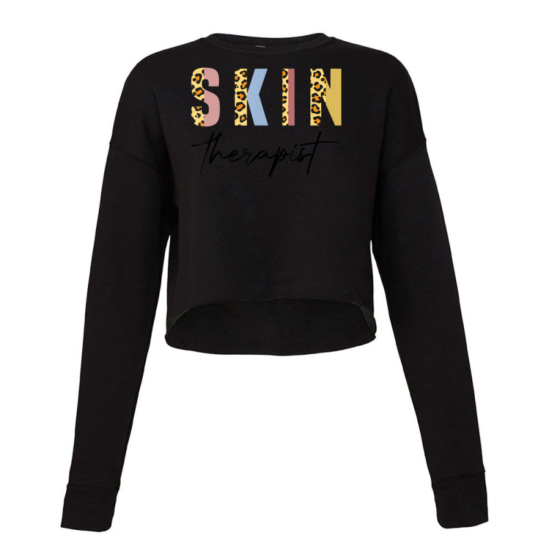 Skin Therapist Skincare Lover Skin Esthetician Cropped Sweater | Artistshot