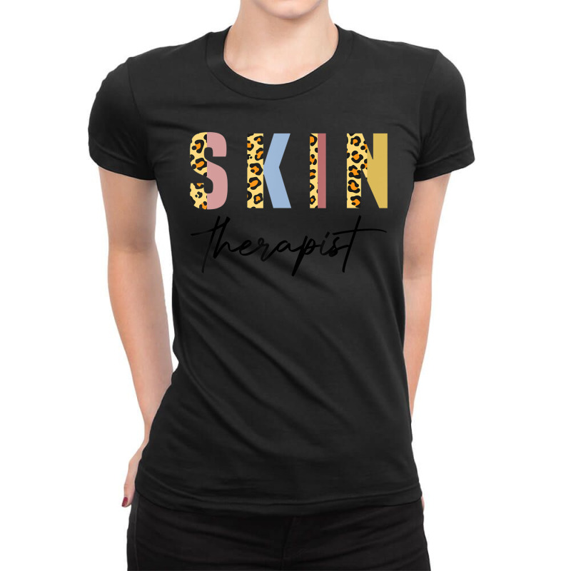 Skin Therapist Skincare Lover Skin Esthetician Ladies Fitted T-shirt | Artistshot