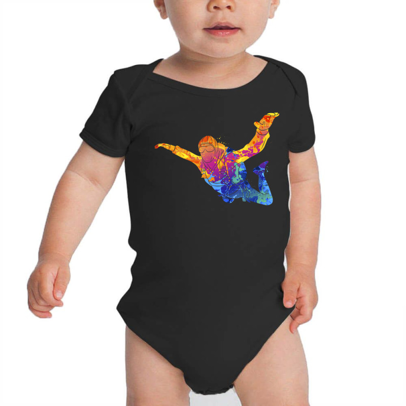 Skydiving Parachutust Extreme Sport Baby Bodysuit by Min06 | Artistshot