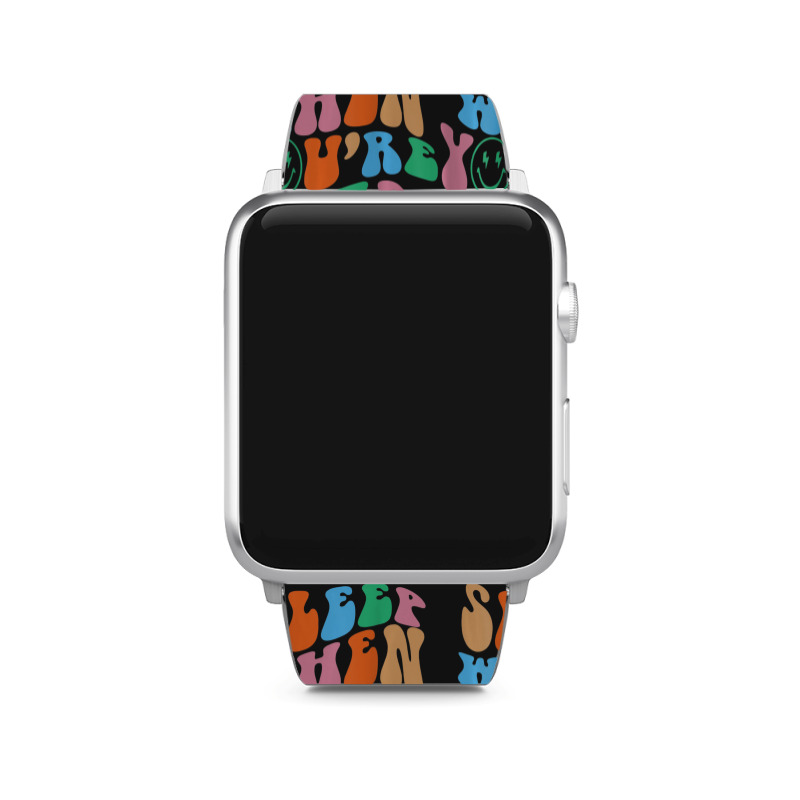 Sleep When You're Dead Aesthetic Trendy Costume 2022 Apple Watch Band | Artistshot