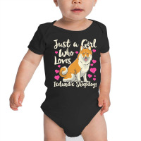 Dog Lover T  Shirt Icelandic Sheepdog Dog Gift Idea T  Shirt Baby Bodysuit | Artistshot