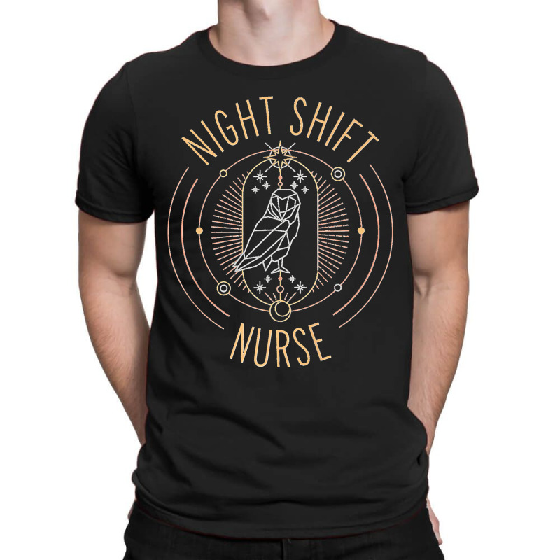 Night Shift Nurse Owl Premium T-shirt | Artistshot