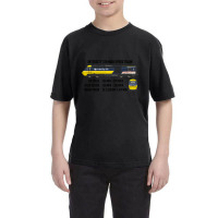 Intercity 125 High Speed Train British Rail Color Infographic Diagram Youth Tee | Artistshot