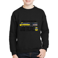 Intercity 125 High Speed Train British Rail Color Infographic Diagram Youth Sweatshirt | Artistshot