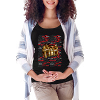 Gold Mimic Magic Chest For Dnd And Fantasy Fans Maternity Scoop Neck T-shirt | Artistshot