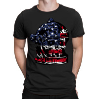 America Skull-0a4bv T-shirt | Artistshot