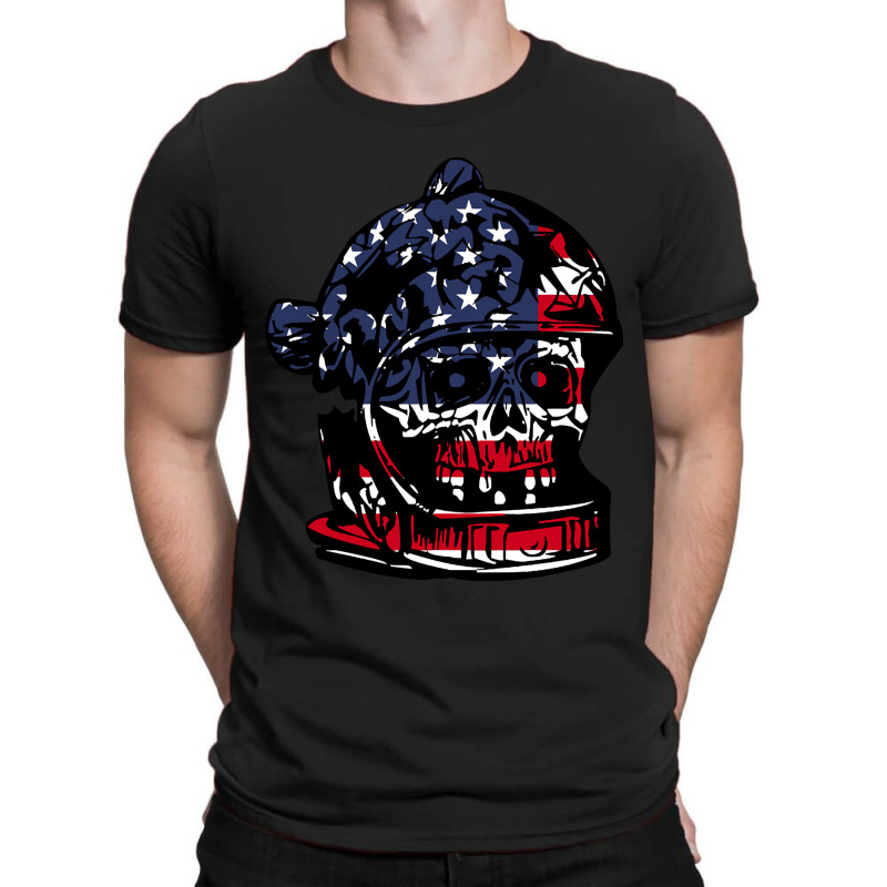 America Skull-0a4bv T-shirt | Artistshot