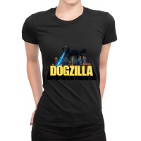 Dogzilla Ladies Fitted T-shirt | Artistshot