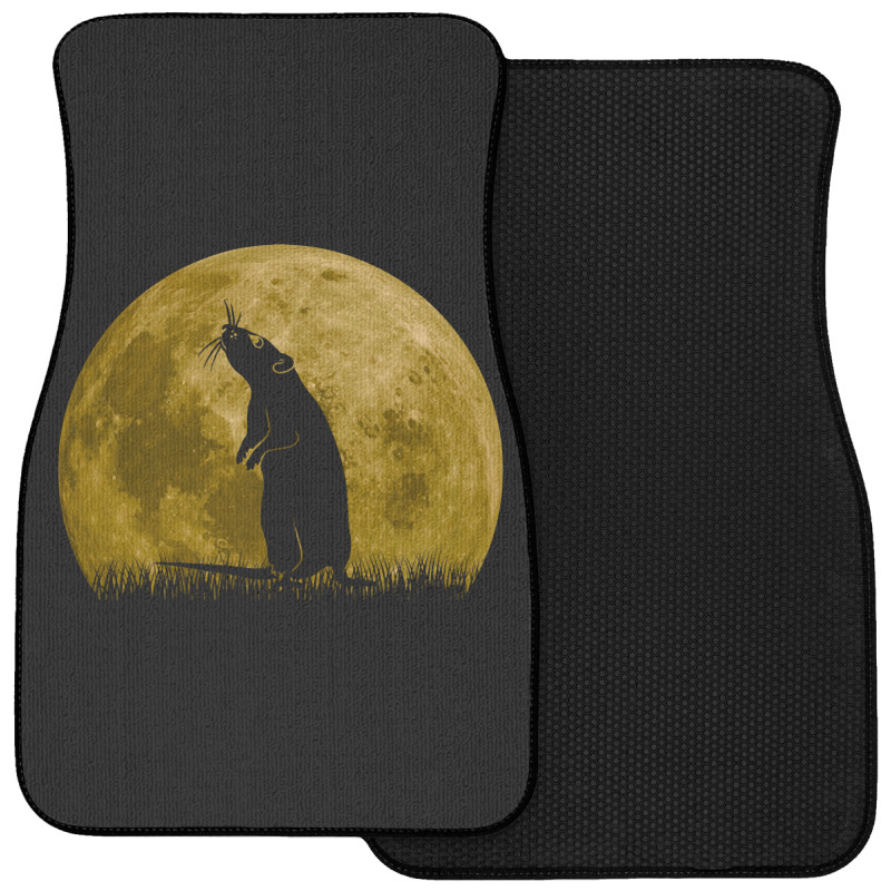 Rat Mouse Full Moon Rat Mouse Lover Front Car Mat | Artistshot