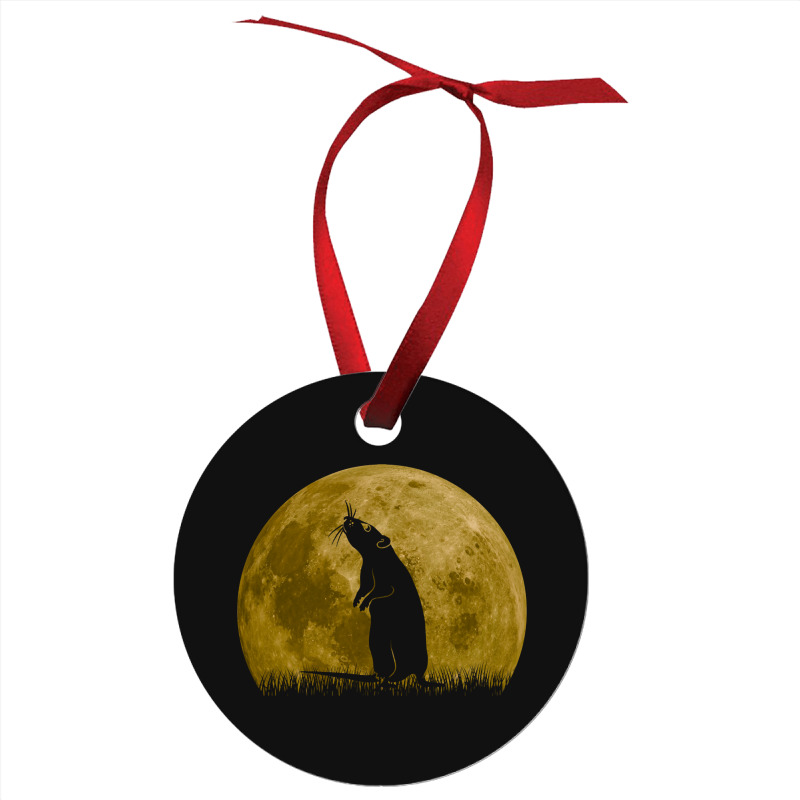 Rat Mouse Full Moon Rat Mouse Lover Ornament | Artistshot