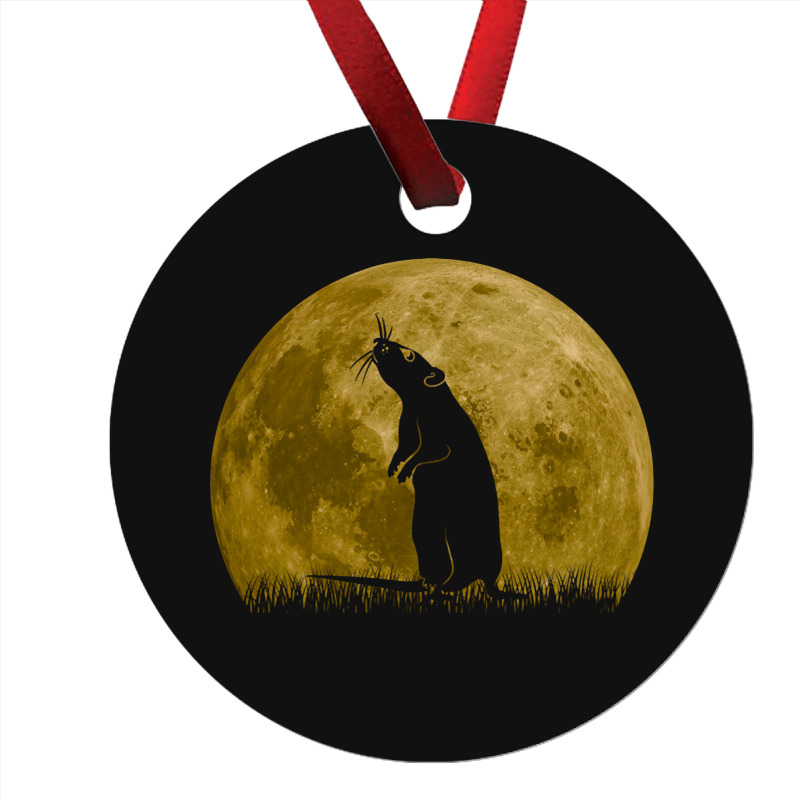 Rat Mouse Full Moon Rat Mouse Lover Ornament | Artistshot