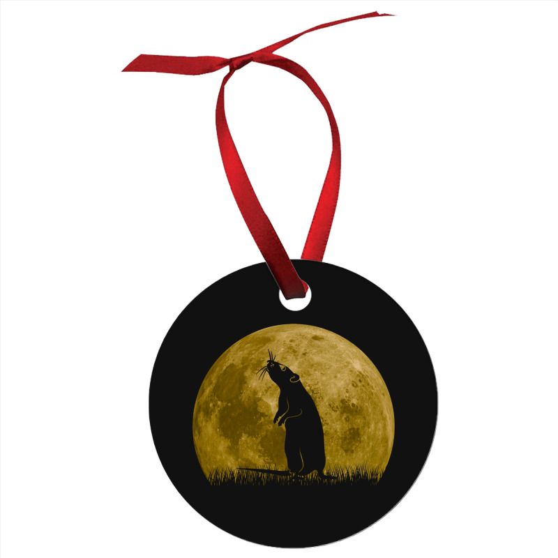 Rat Mouse Full Moon Rat Mouse Lover Ornament | Artistshot