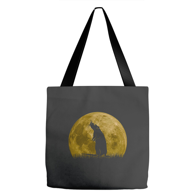 Rat Mouse Full Moon Rat Mouse Lover Tote Bags | Artistshot