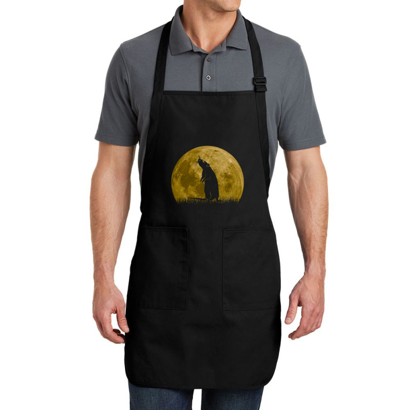 Rat Mouse Full Moon Rat Mouse Lover Full-length Apron | Artistshot