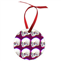 Skull Glitch Ornament | Artistshot