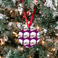 Skull Glitch Ornament | Artistshot