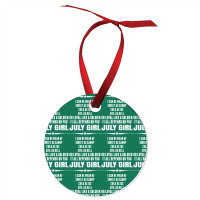 Super July Girl Ornament | Artistshot