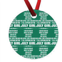 Super July Girl Ornament | Artistshot