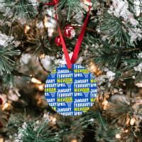 January February Michigan April - March Madness Basketball Ornament | Artistshot