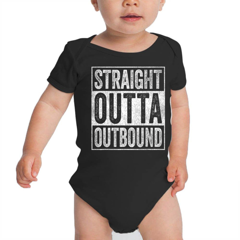 Straight Outta Outbound Saying Warehouse Worker Baby Bodysuit by Min06 | Artistshot