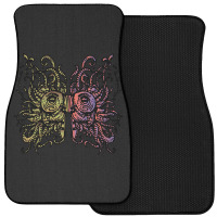 Mask Of An Aztec Warrior Front Car Mat | Artistshot