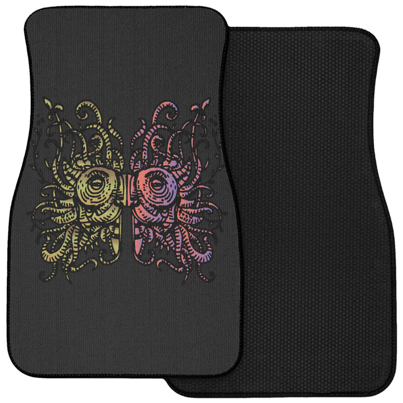 Mask Of An Aztec Warrior Front Car Mat | Artistshot