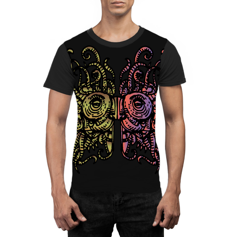 Mask Of An Aztec Warrior Graphic T-shirt | Artistshot