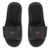 Mask Of An Aztec Warrior Slide Sandal | Artistshot