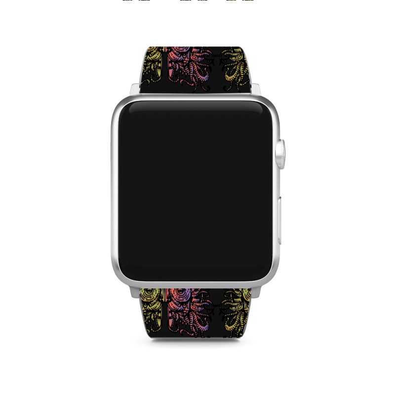 Mask Of An Aztec Warrior Apple Watch Band | Artistshot