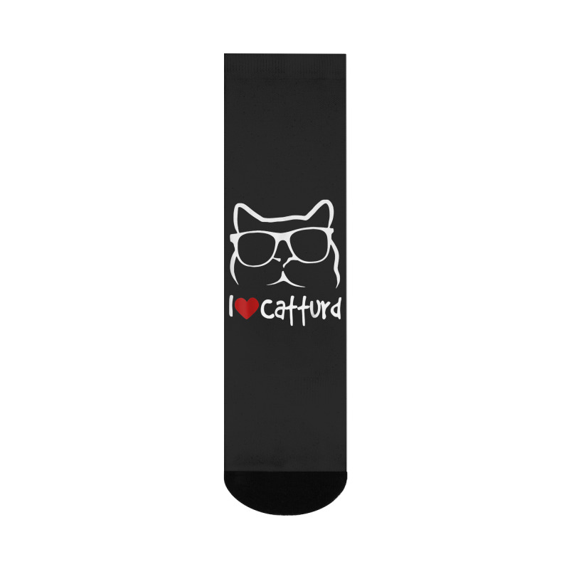 I Love Catturd Crew Socks | Artistshot