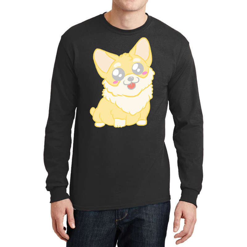 Cute Corgi Dog T  Shirt Cute Corgi Dog Gifts Corgis Owner Clothes Funn Long Sleeve Shirts | Artistshot