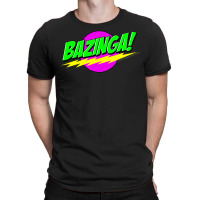 The Big Bang Theory Neon Bazinga! T-shirt | Artistshot