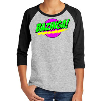 The Big Bang Theory Neon Bazinga! Youth 3/4 Sleeve | Artistshot