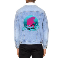 Monster Island (3) Unisex Sherpa-lined Denim Jacket | Artistshot